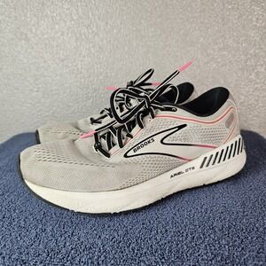 Brooks Ariel GTS 23 Shoes Womens 8.5 Grey Black Pink Walking Support Trainer